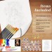 NiArt Paint by Numbers for Adults, DIY Hand-Painted Oil Painting Set for Beginners and Teenagers, 10 Brushes and Acrylic Paint, Unframed, 40 x 50 cm, Ideal as a Gift or Home Decoration (QueenCat)