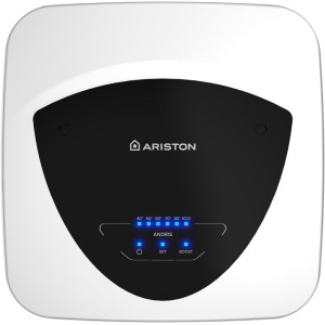 Ariston Andris Elite - Electric Water Heater 10 Liters U/5 EU Undersink 36 x 30 x 36 cm - Electric Boiler with ABS Package for Energy Saving and Safety, 1200 W, Energy Class A