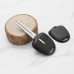 eMagTech 2 Pack Car Key Shell with Straight Groove 2 Buttons Protective Cover for Mitsubishi Pajero Sport Outlander Grandis ASX MIT11