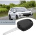 eMagTech 2 Pack Car Key Shell with Straight Groove 2 Buttons Protective Cover for Mitsubishi Pajero Sport Outlander Grandis ASX MIT11