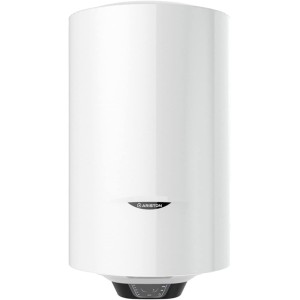 Ariston, Pro1 Eco Slim Vertical Electric Water Heater, Electric Thermos 50 Litres, External Temperature Adjustment 37.4 x 35.3 x 83.8 cm, Product for Installation in Spain (Class