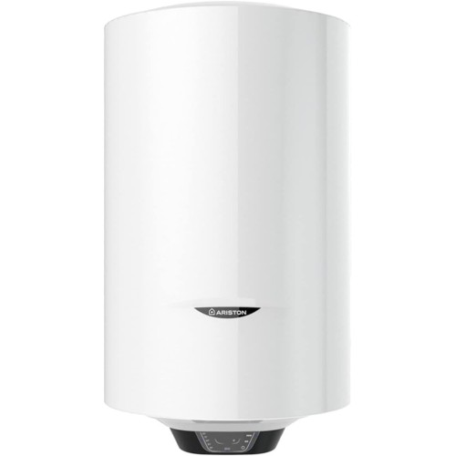 Ariston, Pro1 Eco Slim Vertical Electric Water Heater, Electric Thermos 50 Litres, External Temperature Adjustment 37.4 x 35.3 x 83.8 cm, Product for Installation in Spain (Class