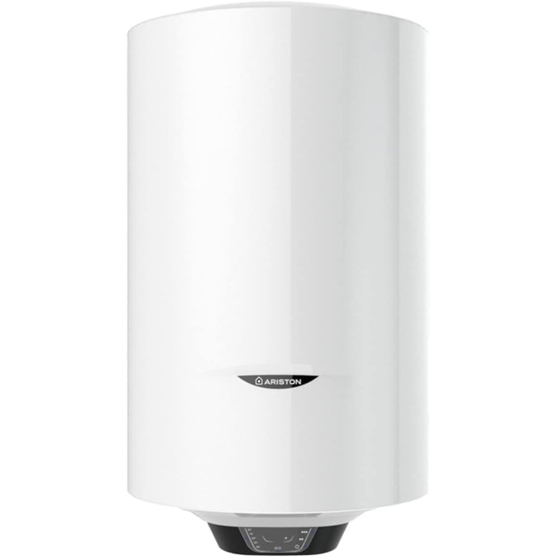 Ariston, Pro1 Eco Slim Vertical Electric Water Heater, Electric Thermos 50 Litres, External Temperature Adjustment 37.4 x 35.3 x 83.8 cm, Product for Installation in Spain (Class