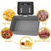 Silicone Air Fryer Insert for Ninja Dual 2 Pack Air Fryer Accessories Reusable AirFryer Silicone Liner Compatible with Ninja, Salter, Tower and Other Dual Zone Air Fryers