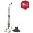 Kärcher EWM 2 electric mop, wireless floor cleaner with 2 rotating microfibre rollers, battery life: approximately 20 minutes, surface power per battery charge: approximately 60 m², white.