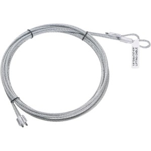sourcing map 2 x 3mm Dia Torsion Spring Wire Galvanised Steel Garage Door Cables