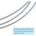 sourcing map 2 x 3mm Dia Torsion Spring Wire Galvanised Steel Garage Door Cables