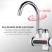 Instant Hot Electric Faucet 220v 3000w Kitchen Water Heater LED Electric Faucet Stainless Steel Hot Water Boiler 360° Swivel Kitchen Faucet