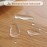 Transparent Tablecloth 220 x 140 cm, Table Film Transparent Washable, Waterproof and Oil-Resistant PVC Transparent Tablecloth, Prevent Scratching the Desktop of Tables and Furniture
