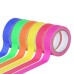 6 Rolls Neon Tape, 5 m x 1.5 cm Fluorescent Tape, Luminous Neon Tape, UV Black Light Adhesive Tape, Reflective Tapes, Gaffers Tape for Party, Halloween Decorations