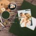 Benjia Self-Adhesive Photo Album, Linen White Pages, DIY Photo Album with Sticker & Metallic Pen for 9 x 13 10 x 15 13 x 18 A4 A5 A6 (Small 20 Sheets / 40 Pages, Green)