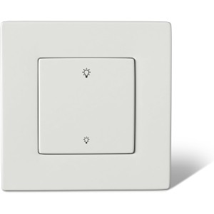 Amazon Basics 1 x White Smart Dimmer Switch 1 Way Suitable for Alexa Neutral Wire Required No Hub Required 8 x 8 x 3.6 cm