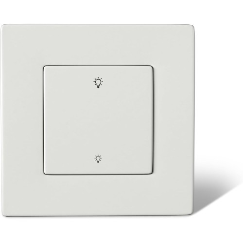 Amazon Basics 1 x White Smart Dimmer Switch 1 Way Suitable for Alexa Neutral Wire Required No Hub Required 8 x 8 x 3.6 cm