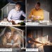 Vinabo LED Desk Lamp, 3 Brightness 3 Colours Desk Lamp, USB Table Lamp for Reading, Study, Portable, Foldable, Touchscreen, Dimmable, for Children, for Bedroom, Bedside Table, Desk