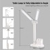 Vinabo LED Desk Lamp, 3 Brightness 3 Colours Desk Lamp, USB Table Lamp for Reading, Study, Portable, Foldable, Touchscreen, Dimmable, for Children, for Bedroom, Bedside Table, Desk