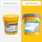 SIKA - Fiber-reinforced waterproofing - SikaFill 370 Fibers - Grey - Acrylic paint with glass fibers for imperabilization of visiting decks and terraces - Bridge fissures - 5 kg