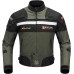BORLENI Men’s Motorcycle Jacket, Winter Motorcycle Jacket, Textile, Windproof with Removable Lining, Protectors, Protection Jacket for Scooter, Biker, Touring, 4 Seasons, Men and Women, Olive, XXL