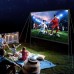 VEVOR Projection Projector Screen with Stand 120 Inch HD 4K Outdoor Indoor Projector Screen Fast Foldable Portable Film Screen 16:9 for Home Cinema, Camping, Leisure Events etc. Black