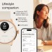 Withings ScanWatch Light Hybrid Smartwatch, 24/7 Heart Monitoring, Activity Tracking, Cycle Tracking, Sleep Monitor, Connected GPS, 30 Day Battery Life, Android & Apple Compatible