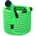 LEOFLA Extendable Garden Hose 15 m with 7 Functions for Watertight Washing