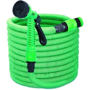 LEOFLA Extendable Garden Hose 22.5 m with 7 Functions for Watertight Washing