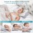 DONAMA Memory Foam Pillow - Ergonomic Side Sleeper Pillow for Hips, Back and Belly