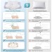 DONAMA Memory Foam Pillow - Ergonomic Side Sleeper Pillow for Hips, Back and Belly