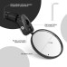 AiQInu Bicycle Mirror, HD Glass Convex Lens Bicycle Mirror for Handlebar 18-22 mm, 360° Rotating Bicycle Rear View Mirror for Bicycle, Mountain Bike, Road Bike (Pack of 2)