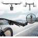 AiQInu Bicycle Mirror, HD Glass Convex Lens Bicycle Mirror for Handlebar 18-22 mm, 360° Rotating Bicycle Rear View Mirror for Bicycle, Mountain Bike, Road Bike (Pack of 2)