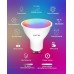 LUTW GU10 Alexa Lamp Smart RGBCW, WiFi GU10 Smart LED Lamp, Compatible with Alexa, Google Home, 2.4GHz Wifi & Bluetooth LED Bulb GU10, Dimmable via App or Voice, 5W = 40W, Pack of 2