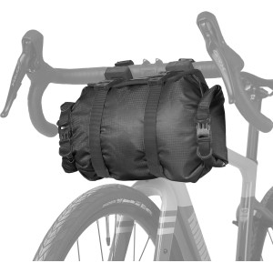 Rhinowalk Bicycle Handlebar Bag Waterproof 12L Front Bag Handlebar Roll Bag for Handlebar Bike Packing Roll Bag Shoulder Bag Storage Bag
