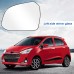 Mirror Glass Replacement for Hyundai i10 2013-2019, Exterior Mirror Glass Aspherical Adjustable Reverse Lens Reversing Glass Suitable Reverse Lens Reverse Glass Mirror (Left)
