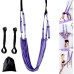 WAVATA Aerial Yoga Hammock, Yoga Swing, Trapezoidal Swing Set, Yoga Swing Nylon Anti-Gravity Hammock Sling Inversion for Yoga, Ballet, Pilates, Gymnastics, Flexibility Training (Purple)