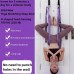 WAVATA Aerial Yoga Hammock, Yoga Swing, Trapezoidal Swing Set, Yoga Swing Nylon Anti-Gravity Hammock Sling Inversion for Yoga, Ballet, Pilates, Gymnastics, Flexibility Training (Purple)