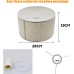 bangminda Stoff Lampenschirm Ø 26cm Mittlerer Trommel Lampenschirm für Wandlampe Hängelampe Tischlampe E27 Leinen Schirm Nachttischlampe Stehlampe, Leinen 26 x 26 x 19 cm