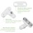 Window Lock, Aluminium Alloy Window Locks, Safety Window Latch, Swivel Latch with 2 Keys and Screw for Single Leaf Windows, French Doors (White)