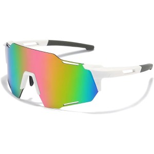 YQBFTC Sports Sunglasses Men and Women, Cycling Glasses, Quick Glasses, Cycling Glasses, Windproof UV400 Protective Glasses for Outdoor Activities such as Cycling, Running, Climbing, Skiing