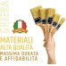 PENNELLIFICIO 2000 | Set of 5 Professional Paint Brushes, Universal Paint Brushes, Suitable for Varnishes and Paints, Walls, Wood, Metal, Brush Diameter 20/30/40/50/70 mm