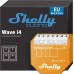 Shelly Wave i4 Z-Wave Smart Controller, 4 Digital Inputs, Home Automation, Advanced Control, Low Energy Consumption, Z-Wave Gateway Required, Extended Wireless Range