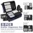 OBSGUMU Suitcase Organiser Set, 9 Pieces Packing Cubes for Travel, Packing Bags for Suitcases, Travel, Clothes Bags, Packing Cubes with Cosmetic Bag, Packing Cube for Travel Utensils (Black)