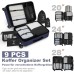 OBSGUMU Suitcase Organiser Set, 9 Pieces Packing Cubes for Travel, Packing Bags for Suitcases, Travel, Clothes Bags, Packing Cubes with Cosmetic Bag, Packing Cube for Travel Utensils (Black)