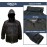 Auto Accessori Lupex - Rain Suit Waterproof Windproof Colour Black Set of Rain Jacket and Rain Trousers with Retractable Hood with Carry Bag Unisex Men Women