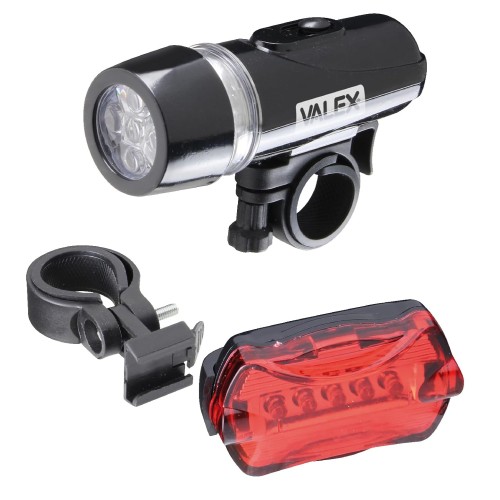Valex Set of Bicycle Lights, Front and Rear Lights