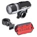Valex Set of Bicycle Lights, Front and Rear Lights