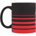 Официален продукт на AC Milan Керамична чаша Идеална чаша за кафе и чай 0,3 л Черно/червено
