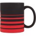 Официален продукт на AC Milan Керамична чаша Идеална чаша за кафе и чай 0,3 л Черно/червено