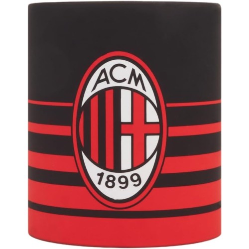 Официален продукт на AC Milan Керамична чаша Идеална чаша за кафе и чай 0,3 л Черно/червено