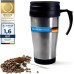 Dimono Coffee-2-go Stainless Steel Thermal Mug, Insulated Mug, Leak-Proof Coffee Mug, Reusable Mug, 400 ml