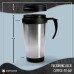 Dimono Coffee-2-go Stainless Steel Thermal Mug, Insulated Mug, Leak-Proof Coffee Mug, Reusable Mug, 400 ml