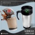 Dimono Coffee-2-go Stainless Steel Thermal Mug, Insulated Mug, Leak-Proof Coffee Mug, Reusable Mug, 400 ml